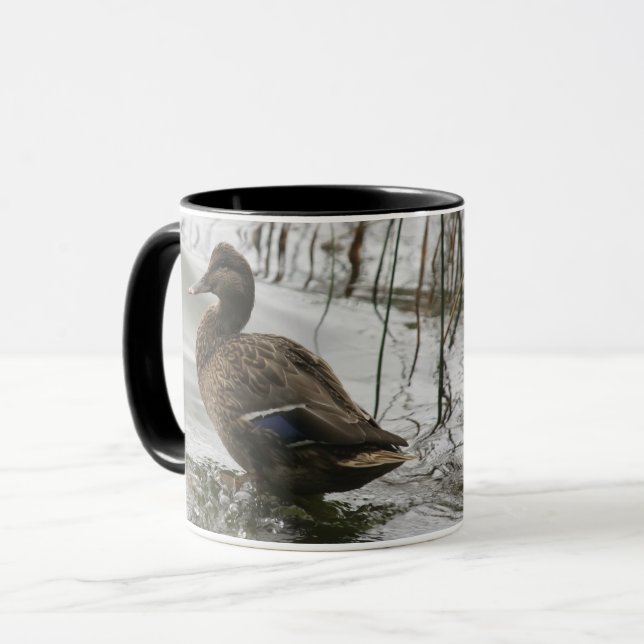 Taza Pato gris en la oscuridad del lago (Anverso izquierdo)