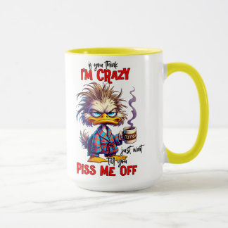 Taza Pato gruñón cita sarcástica de café