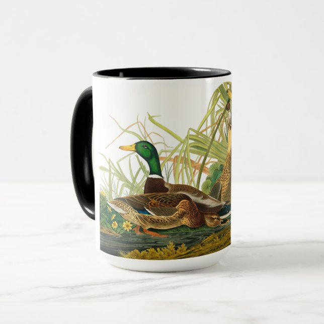 Taza Pato Mallard de John James Audubon (Anverso izquierdo)