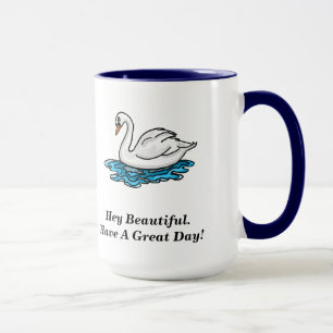 Taza Pato, pato cisne
