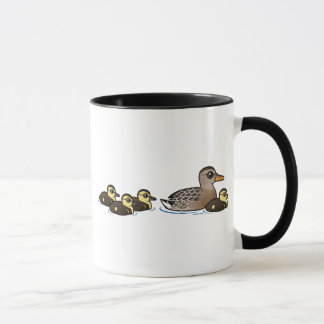 Taza Pato silvestre y cuatro anadones