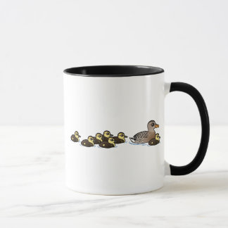Taza Pato silvestre y siete anadones