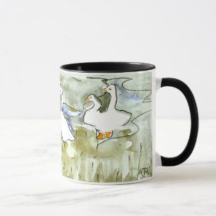 Taza Patos de Art Nouveau holandeses y geés