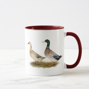 Taza Patos:  Harlequin de plata Galés