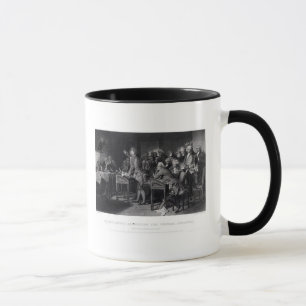 Taza Patrick Henry que se dirige a la asamblea de