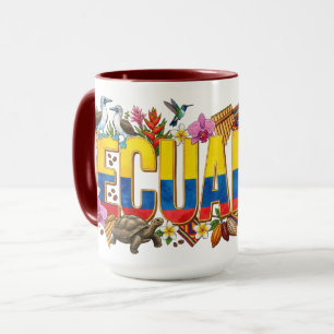 Taza Patrimonio de Ecuador - Vida Silvestre, Cultura y