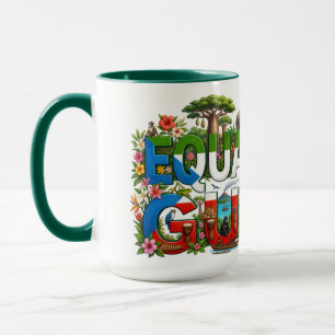 Taza Patrimonio de Guinea Ecuatorial - Cultura y Selva