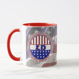 Taza PATRIOTA con licencia de LD