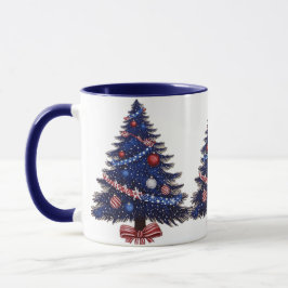 Taza Patriotic Christmas Mug