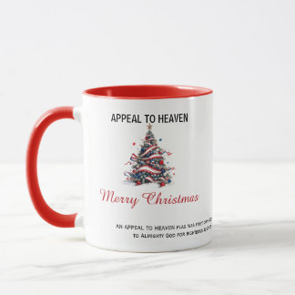 Taza Patriotic Xmas Tree ATH1 with origin ed MUG