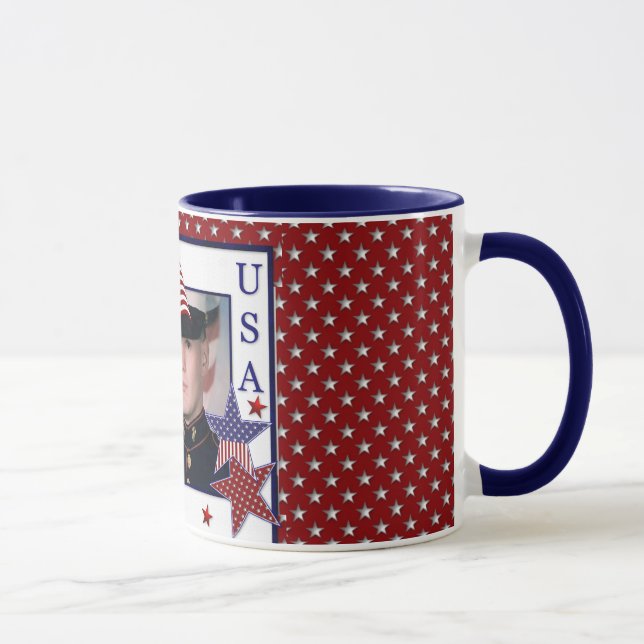 Taza patriótica del KRW - personalizar (Derecha)