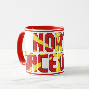 Taza Patriótico del Norte "Sippin" con Macedonia del No