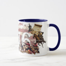 Taza Patriótico juego de historia de la independencia e