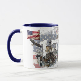 Taza Patriótico juego de historia de la independencia e