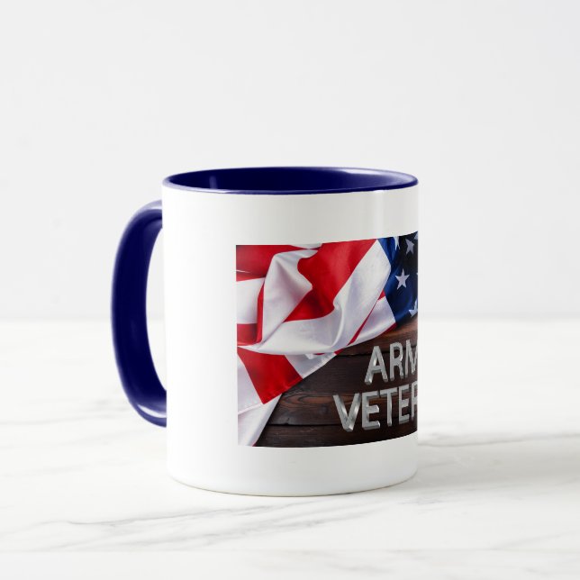 Taza Patriótico "Veterano del Ejército" (Anverso izquierdo)