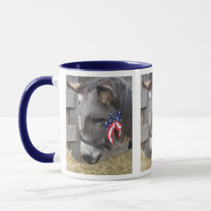 Taza "Patriotismo de burro"