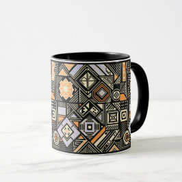 Taza Patrón abstracto con formas geométricas