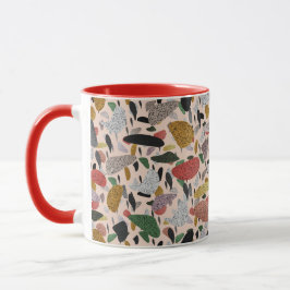 Taza Patrón abstracto de estilo terrazzo artístico mode