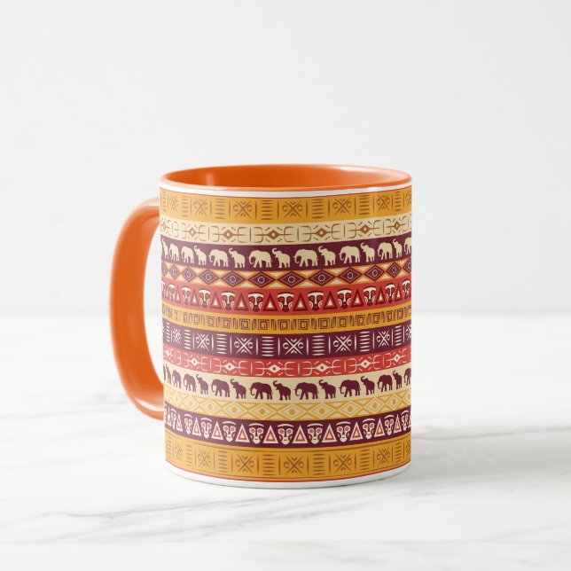 Taza Patrón africano (Anverso izquierdo)