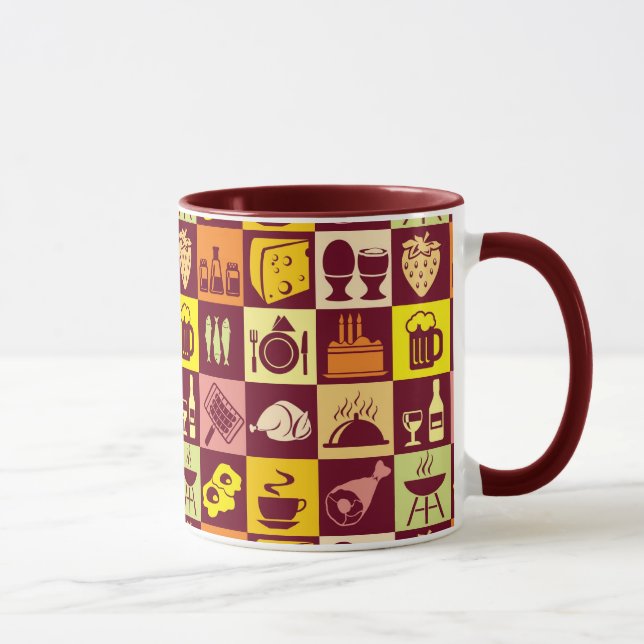 Taza Patrón alimentario 2 (Derecha)