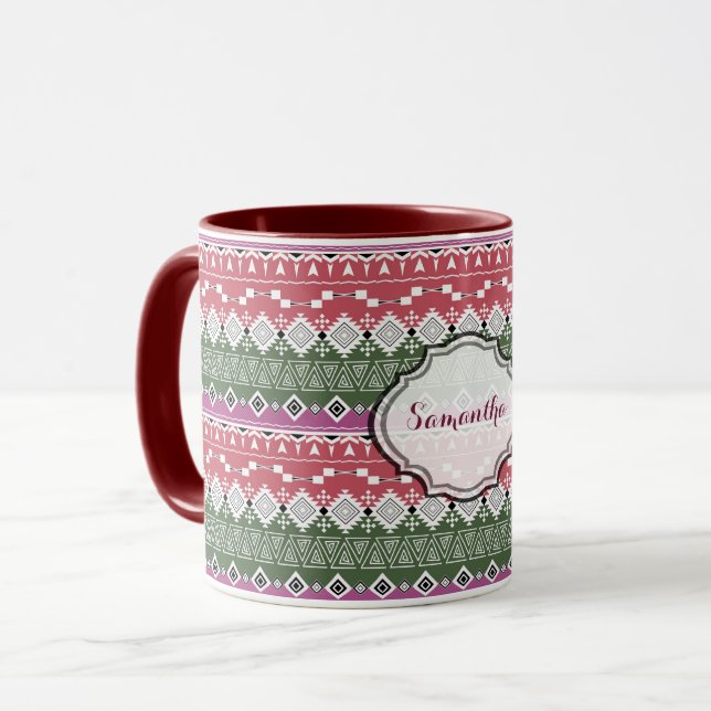 Taza Patrón azteca. (Anverso izquierdo)