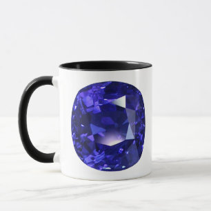 Taza Patrón azul