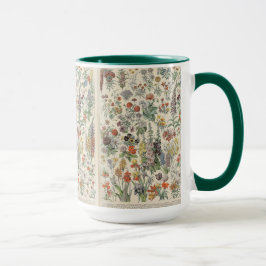 Taza Patrón botánico vintage