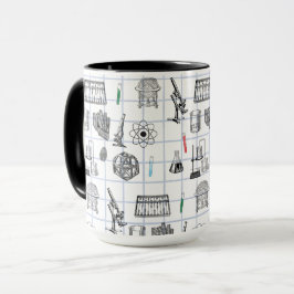 Taza Patrón científico de química científica