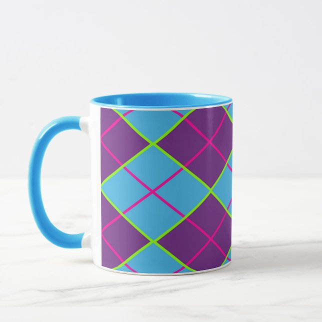 Taza Patrón Clásico de Argyle (Izquierda)