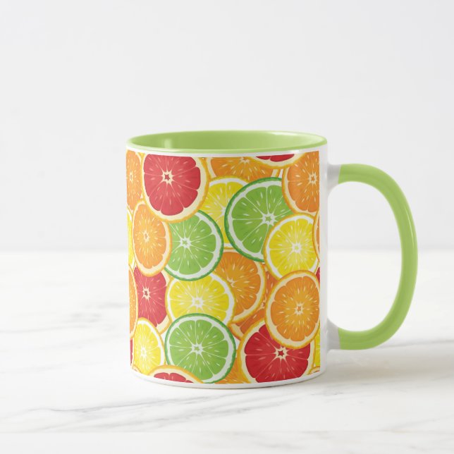 Taza Patrón con cítricos (Derecha)