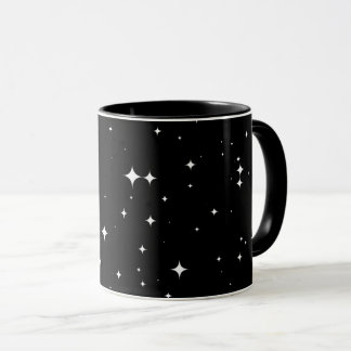 Taza Patrón continuo de cielo estrellado moderno de 8K