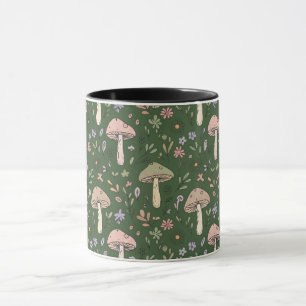 Taza Patrón continuo de hongos malhumorados de cazador 