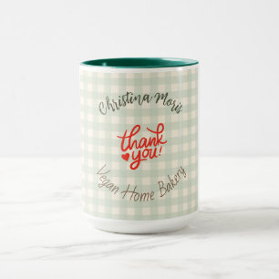 Taza Patrón de agradecimiento para pequeña panadería ve