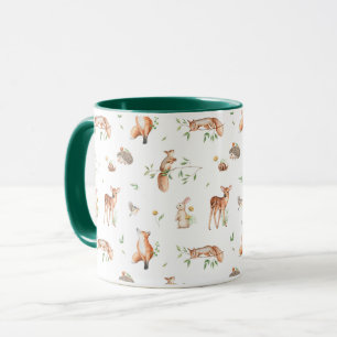 Taza Patrón de amigos animales de Woodland
