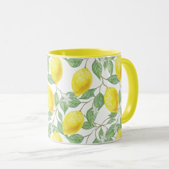 Taza Patrón de árbol limón (Anverso derecho)