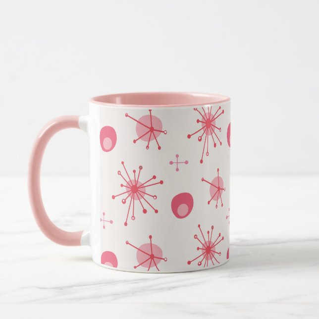 Taza Patrón de arranque atómico de mediados de siglo Ro (Izquierda)