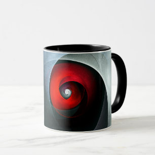 Taza Patrón De Arte Resumen Artístico Moderno De Swirl