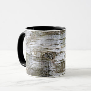 Taza Patrón de aspecto de textura de barbilla de árbol