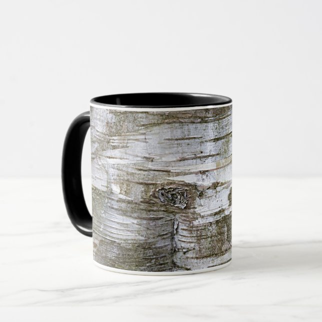 Taza Patrón de aspecto de textura de barbilla de árbol  (Anverso izquierdo)