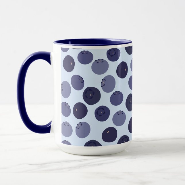 Taza Patrón de Blueberry (Izquierda)