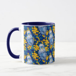 Taza Patrón De Bugie Y Wattle