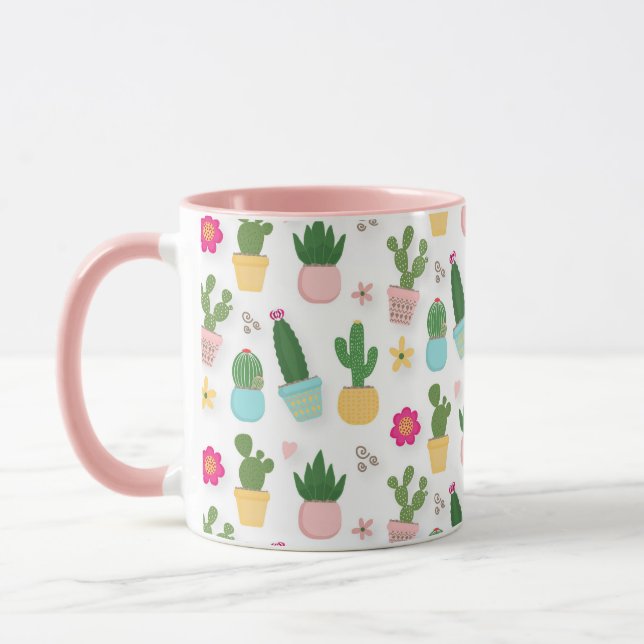 Taza Patrón de Cactus  (Izquierda)