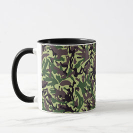 Taza Patrón de camo verde de Hunters