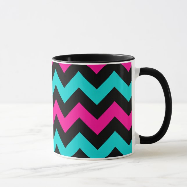 Taza Patrón de chevron a la moda (Derecha)