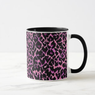 Taza Patrón de chita rosada
