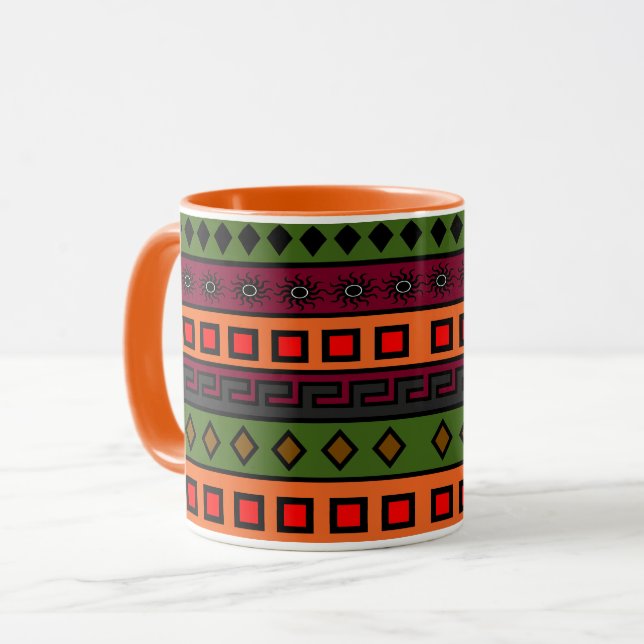 Taza Patrón de color africano (Anverso izquierdo)