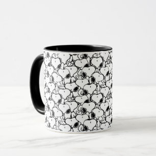 Taza Patrón de cómics clásicos de Snoopy
