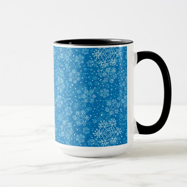 Taza Patrón de copo de nieve (Derecha)