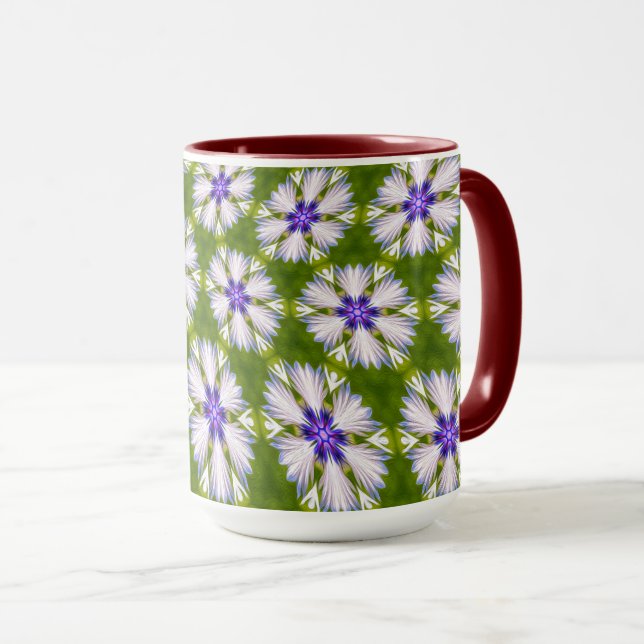 Taza Patrón de cornflores blancas (Anverso derecho)