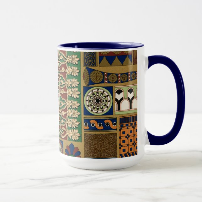 Taza Patrón de cosecha asiria (Derecha)